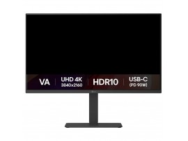 LG 32U720A-B 32" 4K UHD 60Hz 5ms VA Monitor USB-C PD 90W
