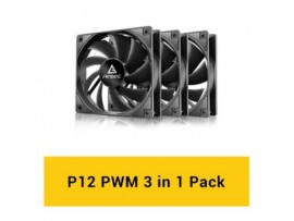 Antec 3-Pack P12 PWM 120mm Case Fan Highly Efficient Anti-Vibration