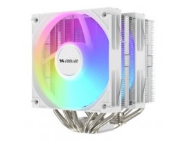 Coolleo Etian A60 WHITE ARGB CPU Fan Air Cooler CL-A60-H-ARGB