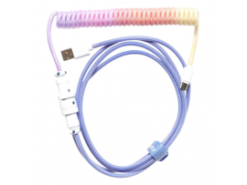 Ducky Coiled USB-A to USB-C Afterglow Cable 4711394391334