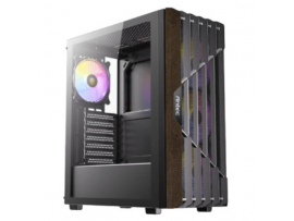 Antec AX63 Wood ARGB Computer Case Black Expansion slots 7