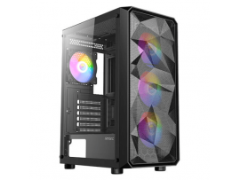 Antec AX83 RGB Elite PC Computer Case ATX Black AX83RGBELITE