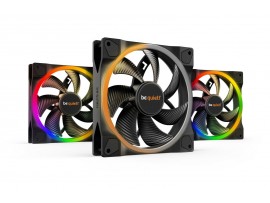 be quiet! 3-Pack Light Wings 140mm 4-pin PWM Low Noise ARGB Case Fan