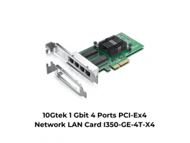 10Gtek 1 Gbit 4 Ports PCI-Ex4 Network LAN Card I350-GE-4T-X4