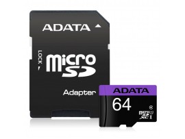 ADATA 64GB Premier Micro SDXC UHS-I AUSDX64GUICL10