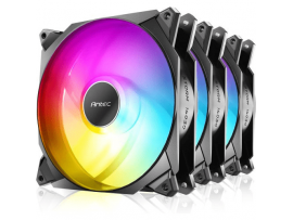 Antec Storm T3 140mm Black ARGB 3 Pack PC Computer Case Fans AN3-FST3140-3
