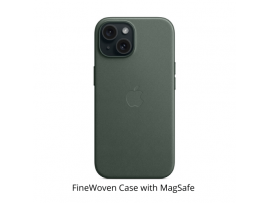 Apple FineWoven Case with MagSafe for iPhone 15 Series Evergreen MT3J3ZM/A