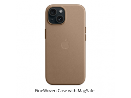 Apple FineWoven Case with MagSafe for iPhone 15 Series Taupe MT3C3ZM/A