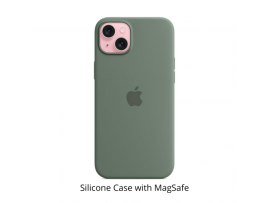 Apple Silicone Case with MagSafe for iPhone 15 Plus Series Cypress MT183ZM/A