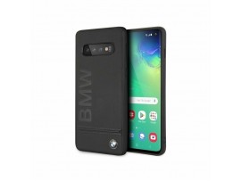 CG MOBILE Galaxy S10 BMW LOGO IMPRINT Genuine leather Hard Case Black Cover