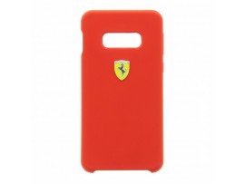 CG MOBILE Galaxy S10 Ferrari Silicon Hard Case Cover W Logo Shield Red protector