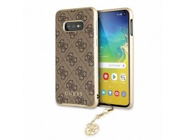 CG MOBILE Galaxy S10 Lite GUESS Logo CHARMS COLLECTION Hard Case Brown Cover