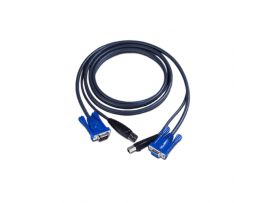 ATEN 2L-5002U 1.8M USB Type A KVM VGA Switches Cable 99366-007-62