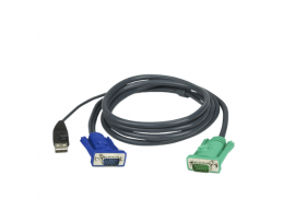 ATEN 3M USB KVM Cable with 3 in 1 SPHD 2L-5203U
