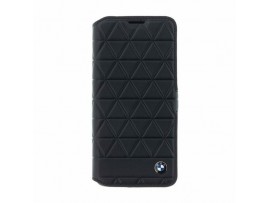 CG MOBILE Galaxy S9 BMW EMBOSSED HEXAGON Leather Booktype Flip Cover Case Black