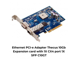 Ethernet PCI-e Adapter Thecus 10Gb Expansion card with 1X CX4 port 1X SFP C10GT