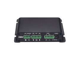Fanvil SIP Gateway PA2 Adapter Supports POE Black Includes a door opening relay
