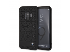 CG MOBILE Galaxy S9 BMW EMBOSSED HEXAGON Leather Hard Case Cover Black Luxury