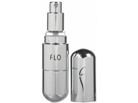 Flo Refillable Fragrance Atomiser Travel Perfume Bottle SILVER 5ml 0.17oz
