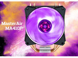 Cooler Master MASTERAIR MA410P RGB LED Heatsink CPU Cooler