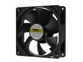 Coolleo 80X25MM Ball Bearing Server Case Fan 3400RPM  CL-AD25