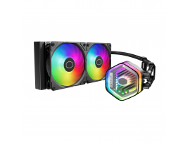 CoolerMaster 240 ATMOS ARGB Liquid Cooler 25 dBA 4-pin 2500 RPM 70.7 CFM