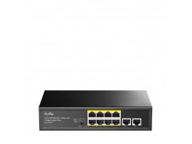 CUDY FS1010PG Unmanaged Switch 8 PortsPOE10/100 +H 2 Ports Giga (FS1010PG-IL)