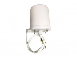 Fortinet 2.4/5GHz 6dBi Wi-Fi Omni Antenna 4-RPSMA Connectors Outdoor wall-mount