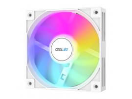 Coolleo 120mm PWM ARGB White PC Computer Case Fan CL-B25-W11A