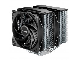 be quiet! Pure Rock Pro 3 Silver CPU Cooler Dual Tower 6 Heatpipes 2x120mm PWM BK041