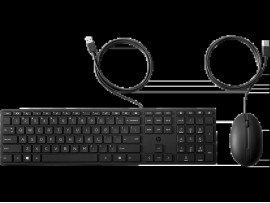 HP Wired 320MK Desktop Combo Mouse & Full Size Keyboard Hebrew Layout 9SR36UT