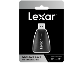 Lexar LRW450U Dual Slot USB Type-A / Type-C microSD Memory Card Reader 3.1