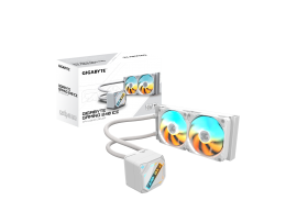 Gigabyte Gaming 240 ICE White AIO Liquid CPU Cooler 2x120mm ARGB GP-GIGABYTE GME 240I