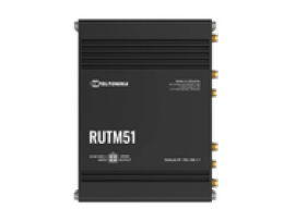 Teltonika RUTM51 Industrial 5G Router Dual SIM 5xGigabit LAN Wi-Fi 5 3.4Gbps