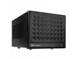 SilverStone SUGO SG13 Black PC Computer Mini Tower Case Mini-ITX SST-SG13B
