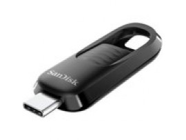 SanDisk 256GB Ultra Slider USB-C 3.2 Gen 1 Flash Drive Key Ring SDCZ480-256G-G46