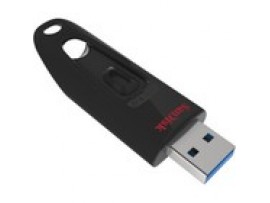 SanDisk 256GB Ultra USB 3.0 Flash Drive up to 130 MB/s 128-Bit AES Mac, Windows
