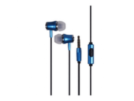 Sliver Line FDH-105 Wired Headphones with Microphone Dark Blue 91600-105-20