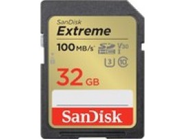 SanDisk 32GB Extreme SDHC UHS-I Memory Card - C10 U3 V30 4K UHD SD Card