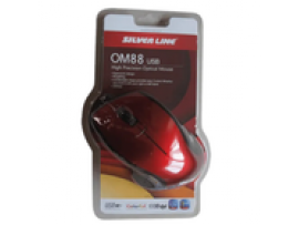 Silver Line OM88 USB Wired Mouse Color Red 1000dpi 91503-088-31