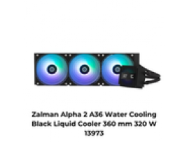 Zalman Alpha 2 A36 Water Cooling Black Liquid Cooler 360 mm 320 W 13973