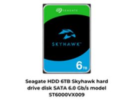 Seagate HDD 6TB Skyhawk hard drive disk SATA 6.0 Gb/s model ST6000VX009
