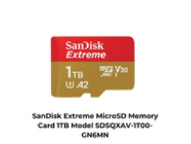 SanDisk Extreme MicroSD Memory Card 1TB Model SDSQXAV-1T00-GN6MN