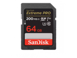 Sandisk Extreme Pro SDXC 64GB SDHC™ R/W 200/90MB/s Memory Card DSDXXU-064G-GN4IN
