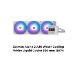 Zalman Alpha 2 A36 Water Cooling White Liquid Cooler 360 mm 13974