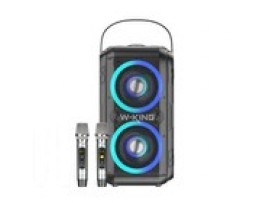 W-King T9II Bluetooth Karaoke Speaker With 2 Wireless Microphones 80W 6-8 Hours