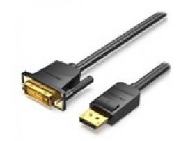 Vention DP to DVI 2m Cable DisplayPort 1.4 Outer Diameter - 5.2mm 1080P 60Hz