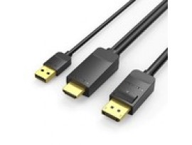 Vention HDMI to DP male 4K/60Hz 2m Cable PS5 Switch Xbox computer laptop ABJBH