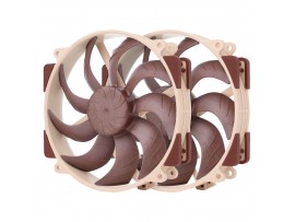 Noctua NF-A14x25r G2 PWM Sx2-PP Round 140mm Fan 2-Pack Push-Pull Set