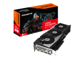 Gigabyte RX 7600 8GB Video Card GDDR6 2355 MHz GV-R76GAMING OC-8GD